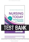 Test Bank For Evolve Resources for Nursing Today, 9th Edition Zerwekh All Chapters