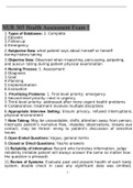 NUR 305 - AH1 Exam 1 Study Guide&period;