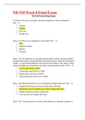  NR 507 WEEK 2 QUIZ QUESTIONS AND ANSWERS LATEST UPDATE