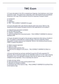 TMC Exam &lpar;Latest 2022&sol;2023&rpar; Verified Answers by Expert 