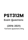 PST312M - Exam Questions PACK (2016-2021)