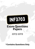 INF3703 - Exam Questions PACK (2013-2019)