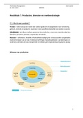Samenvatting Hoofdstuk 7:  Marketing, de essentie, ISBN: 9789043036528  Marketing