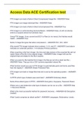 Access Data ACE Certification test &lpar;Latest Graded A&plus;&rpar;