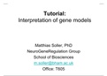 Lecture notes Functional Genomics and Reverse Genetics (BIOM08) 
