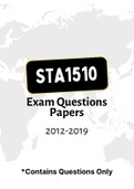 STA1510 - Exam Questions PACK (2012-2019) 
