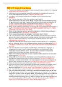NR 507 WEEK 5 QUIZ WITH BOTH QUESTIONS AND ANSWERS