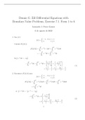 Differential Equations with Boundary-Value Problems, Exercise 7.1, 1 to 6 