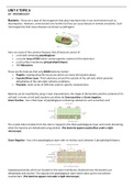 Edexcel Biology Unit 4 - Microbiology Notes