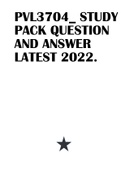 PVL3704-Enrichment Liability And Estoppel LATEST ASSIGNMENTS STUDY PACK QUESTION AND ANSWER 2012-2022.