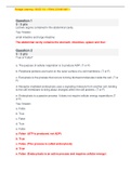 Portage Learning &sol; BIOD 151 &sol; FINAL EXAM A&P 1 DOWNLOAD TO SCORE A