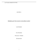 Marketing and the economic and political context Essay