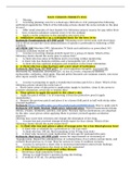 Riverside City College NURSING MISC MAIN VERSION PRIORITY ONE, Exit Exam Questions and Answers