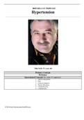Hypertension Case Study&colon; Basic Adult Health&comma; Mike Kelly&comma; 51 years old&comma; &lpar;Latest 2021&rpar; Correct Study Guide&comma; Download to Score A