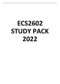 ECS2602 ASSIGNMENTS & ONLINE ASSESSMENTS SEMESTER 1 2022