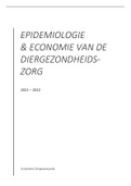 Volledige samenvatting Epidemiologie & Economie van de Diergezondheidszorg