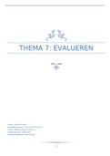 THEMA 7: EVALUEREN