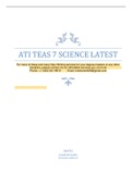 ATI TEAS 7 BUNDLE (LATEST) 2023