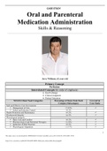 Case Study Oral and Parenteral Medication Administration&comma; Skills & Reasoning&comma; Jerry Williams&comma; 62 years old&comma; &lpar;Latest 2021&rpar; Correct Study Guide&comma; Download to Score A