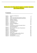 BioChemistry Test Bank (All 23 chapters complete, Questions and Verified Answers)