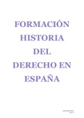 Apuntes de Historia de la formación del derecho en España