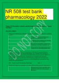 NR 508 test bank pharmacology 2022