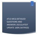 ATLS MCQ DETAILED QUESTIONS AND ANSWERS 2021(LATEST UPDATE 100% SATIFIED)