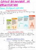GROUP BEHAVIOUR IN ORGANISATION