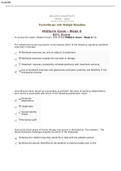 NRNP 6645 Midterm Exam – Psychotherapy with Multiple Modalities