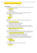 NUR 2032C Final Exam-care management-evolve Updated