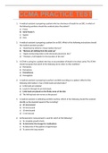 CERTIFIED CLINICAL MEDICAL ASSISTANT&period; &lpar;2019&rpar;&period;Answer Key