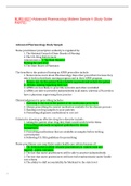 NURS 6512 FINAL EXAM&comma; ADVANCED HEALTH ASSESSMENT&sol; Advanced Pathophysiology Exam Q &A Latest Update