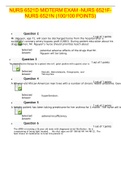 NURS 6521D MIDTERM EXAM -NURS 6521F-NURS 6521N &lpar;100&sol;100 POINTS&rpar;