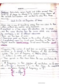IGCSE Physics Unit 3 Waves Notes