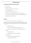 Reading Study Guide