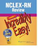 NCLEX-RN® Review Made Incredibly Easy! (Incredibly Easy! Series), 5th Edition