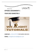 EPP2601 ASSIGNMENT 2 YEAR 2024 SEMESTER 1 GUIDE  SOLUTIONS  