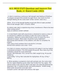 ALL HESI EXIT Questions and Answers Test Bank&semi; A&plus; Rated Guide &lpar;2022&rpar;