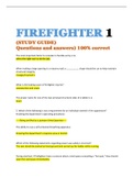 FIREFIGHTER 1 STUDY GUIDE