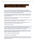Prophecy medical surgical-telemetry &Tab;questions with answers 2022        