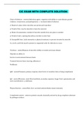CIC EXAM WITH COMPLETE SOLUTION 