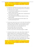 DANC 2325 HESI VERSION 4 Exam Questions And Answers Latest Update 2022&sol;2023 Assured Success Rated A&plus;