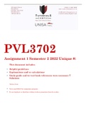 PVL3702 Assignment 1 Semester 2 2022 