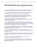 PRC EXAM 2022 with complete solution