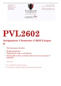 PVL2602Assignment 1 Semester 2 2022 