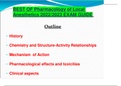 &lowbar;Pharmacology&lowbar;of&lowbar;Local-Anesthetics 2022&sol;2023 BEST VERIFIED 100&percnt; EXAM STUDY GUIDE 