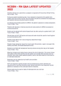 NCSBN - RN Q&A LATEST UPDATED 2022