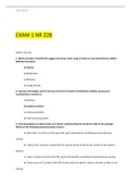  NR 228 WEEK 1 EXAM 1 WITH CORRECT ANSWERS GRADED A