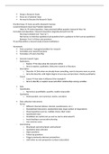 Class notes Operations Management 