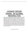 Human Organ Trade in Global Perspective 